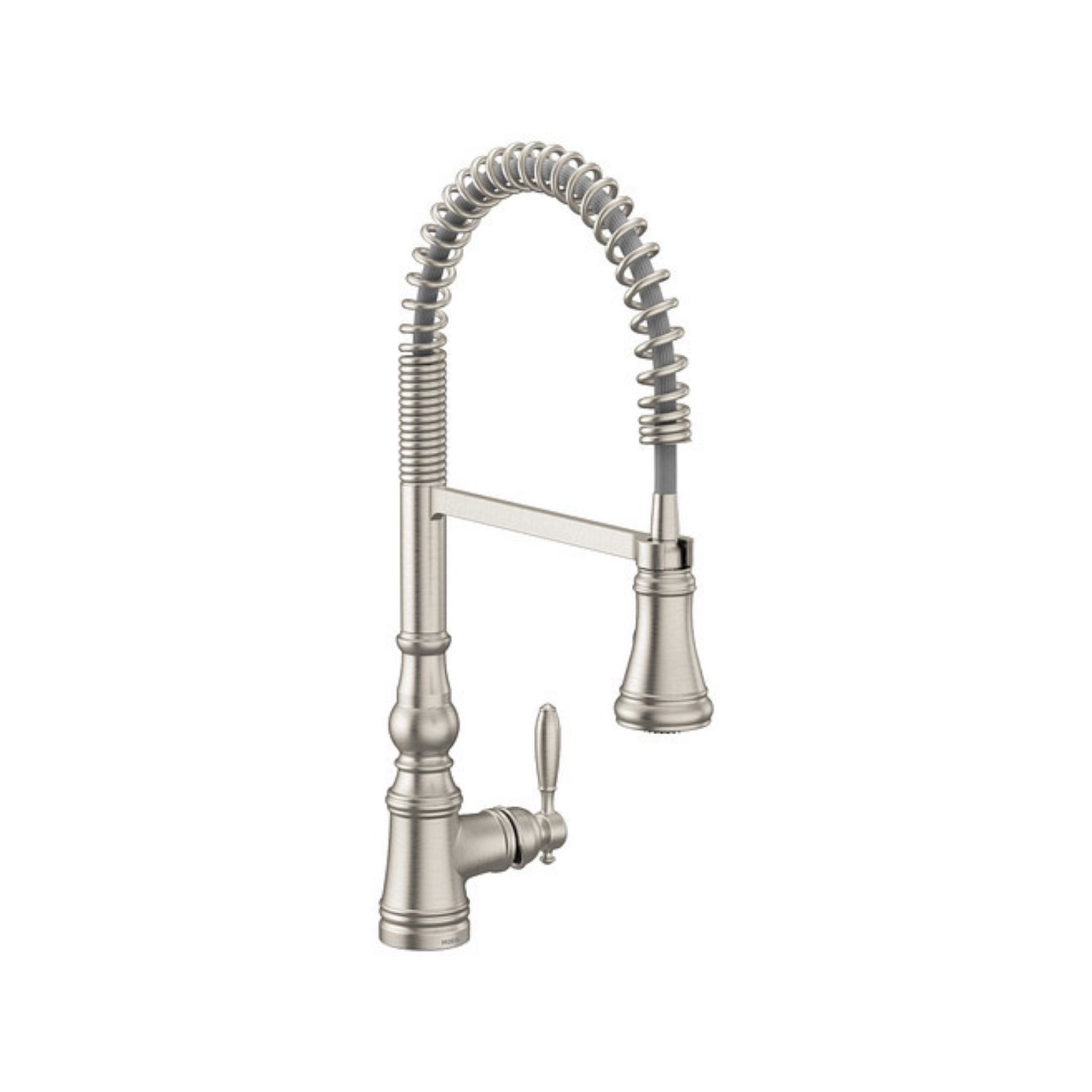 Moen Weymouth Single Handle Pull Down Kitchen Faucet with Pre-Rinse Sprayer - Perfect for Modern Kitchens & Easy Dishwashing