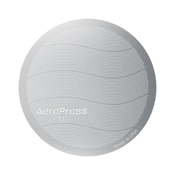 AeroPress Stainless Steel Reusable Coffee Filter - Fine Mesh for Espresso & Cold Brew - Perfect for Travel, Camping & Home Brewing
