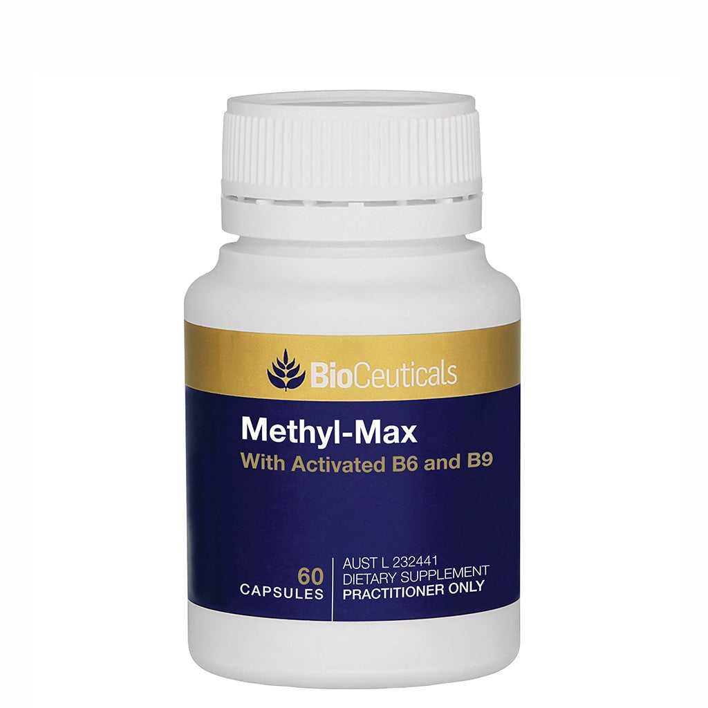 BioCeuticals Methyl Max - Premium Methylated B Vitamin Supplement for Energy & Brain Support | Supports Detox, Mood & Cognitive Function | Ideal for Active Lifestyles & Mental Clarity