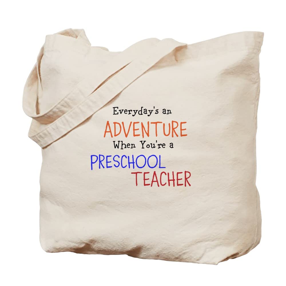 Everyday's An Adventure Natural Canvas Tote Bag - Eco-Friendly Reusable Shopping Bag for Groceries, Beach & Work Commute | CafePress