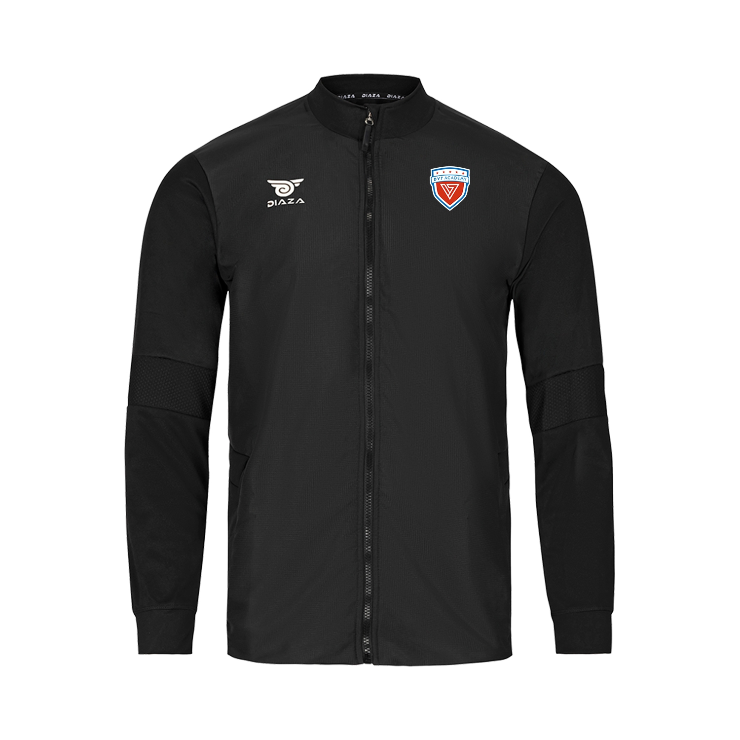 DV7 Fan Midnight Diaza Jacket - Stylish Windbreaker for Men & Women | Lightweight Outdoor Running Jacket | Perfect for Jogging, Hiking & Casual Wear