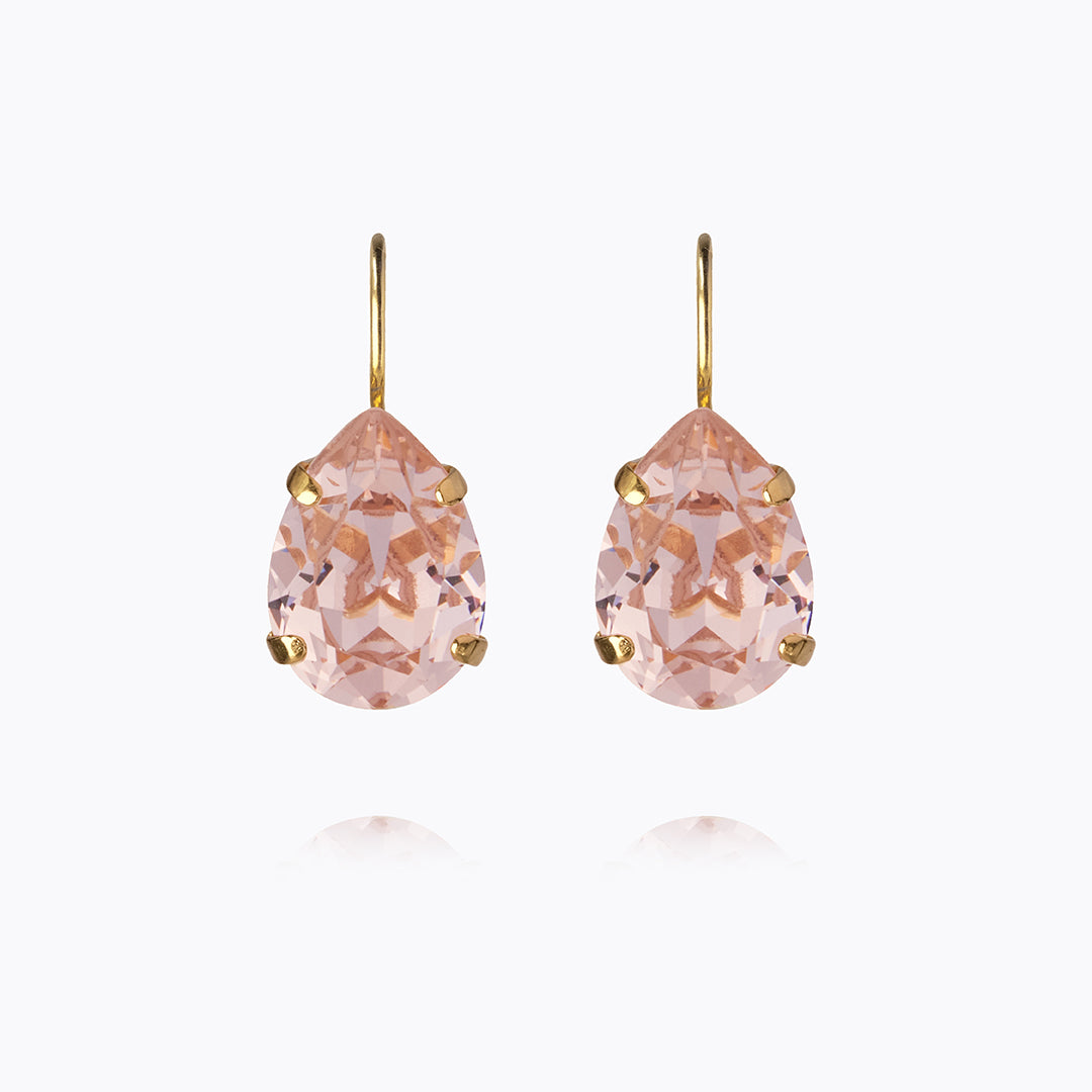 Mini Drop Clasp Earrings - Vintage Rose Gold Dangle Earrings for Women, Elegant Party Jewelry Gift for Bridesmaids, Date Night & Special Occasions