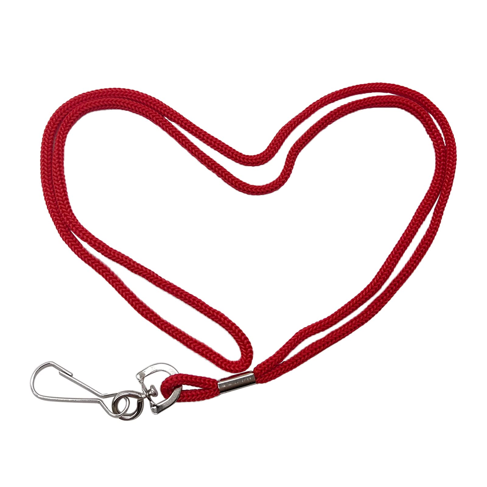 HOSL 100 Pack ID Lanyards with Swivel Hook - for Business, Employees & Students - Office & Events Use