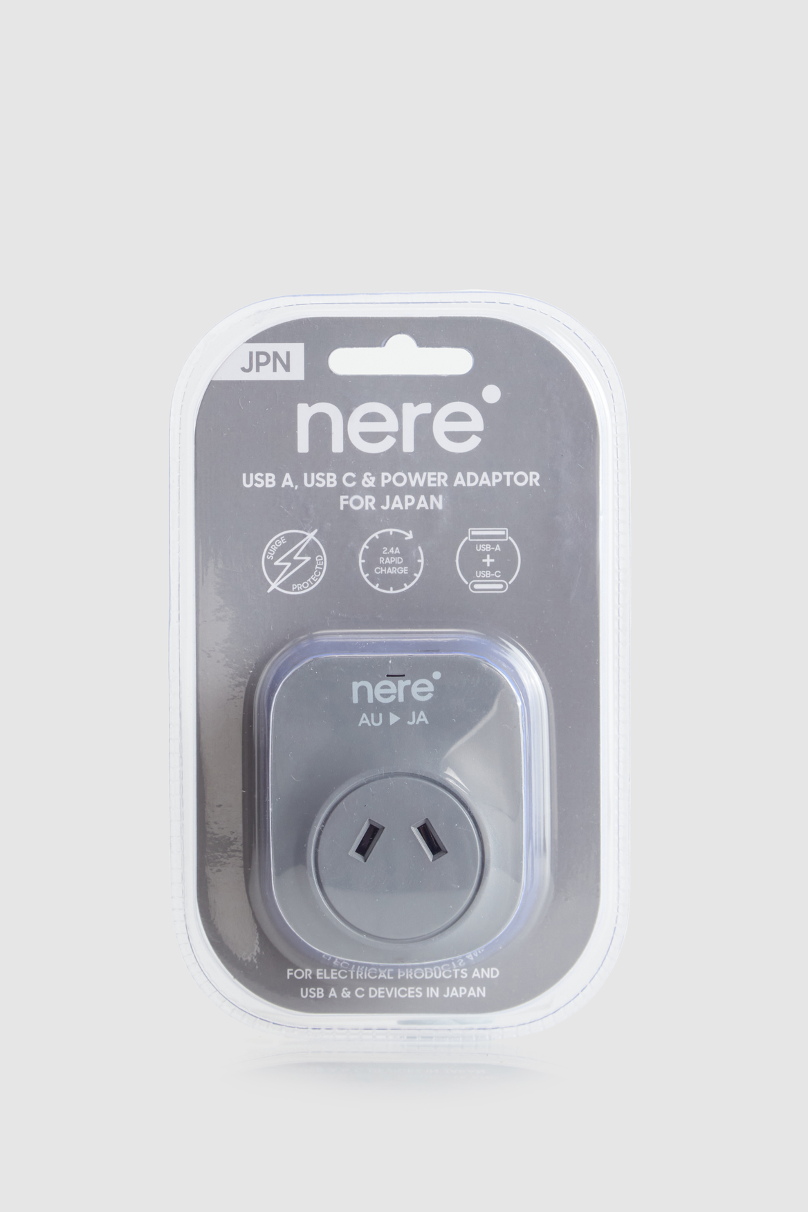 Universal USB-C Power Adapter Fast Charging Block for iPhone, Samsung, MacBook - Compatible with Australia & Japan - Perfect for Travel, Home & Office Use