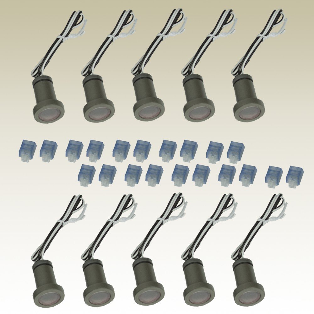 Phoenix Recessed 10 Pack LED Lights, Warm White - Energy Efficient Dimmable Downlights for Bedroom, Kitchen & Living Room