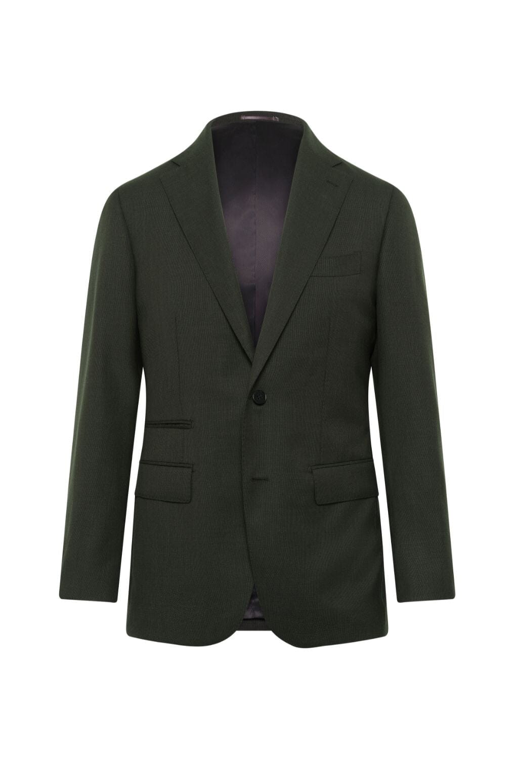 Greyson Suit - Dark Olive Textured Wool Blazer for Men | Business Formal & Wedding Attire | Office, Interviews & Special Occasions