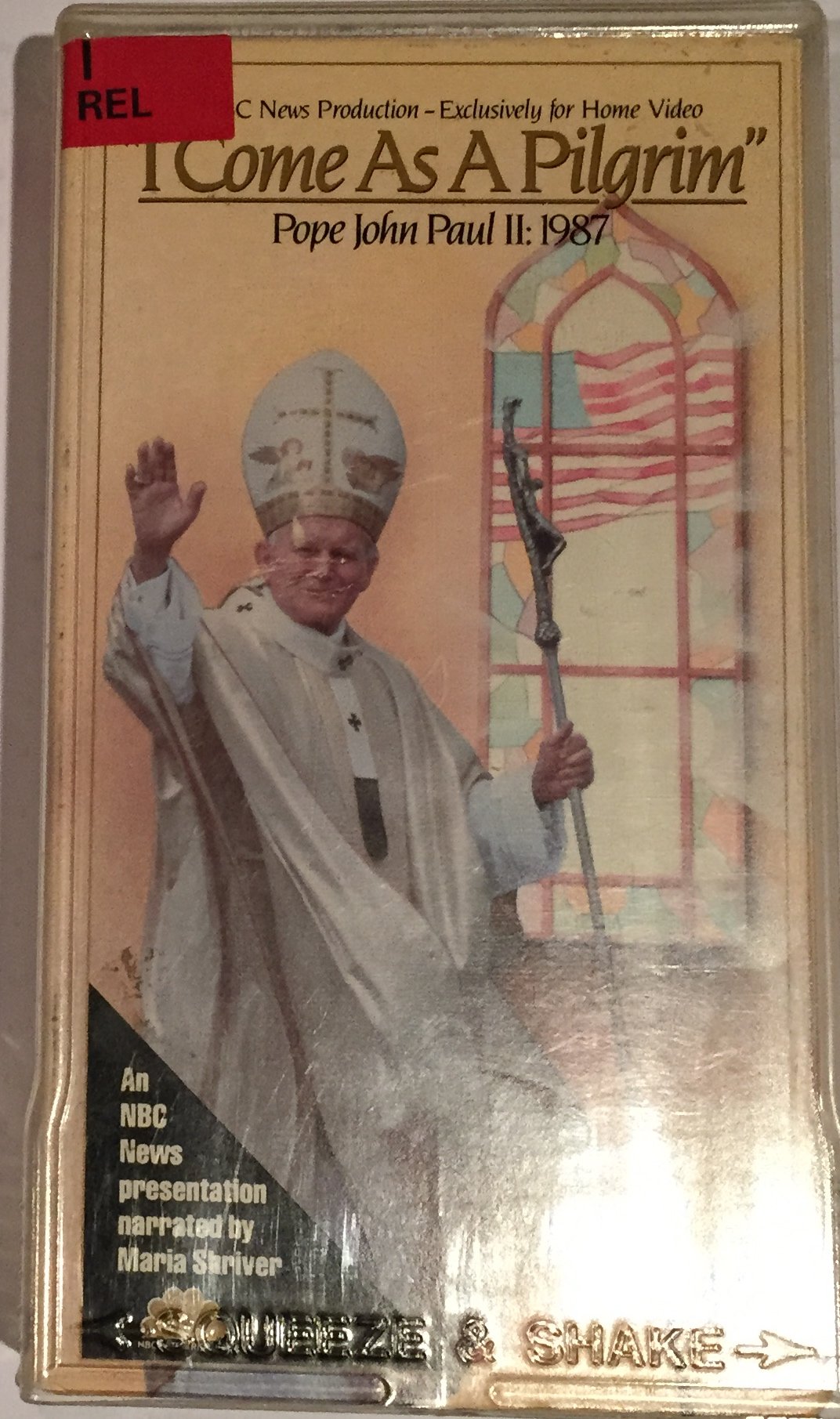 Pope John Paul II 1987 America Trip Commemorative Book - I Come As a Pilgrim | Catholic Religious Gift, Historical Christianity Collection, Perfect for Faith Study & Church Events
