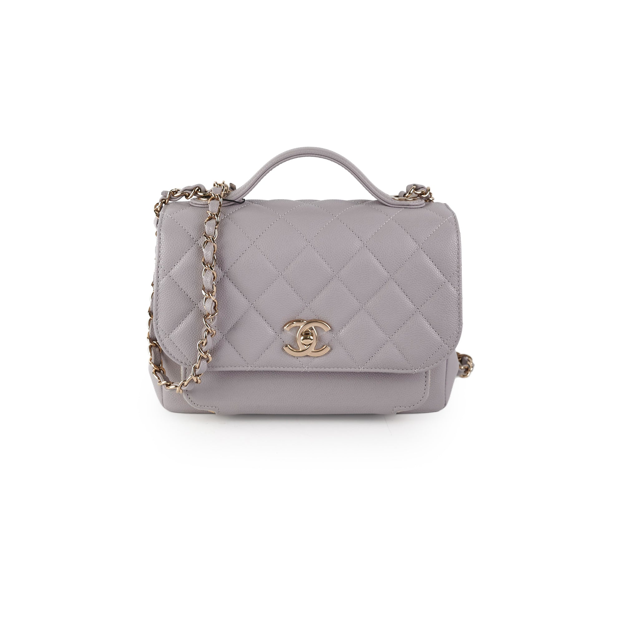 Chanel Small Affinity Caviar Grey Microchip Crossbody Bag 2022 | Luxury Designer Handbag for Women | Perfect for Parties, Dating & Everyday Use