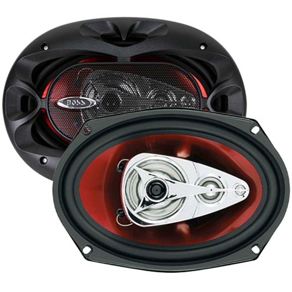 Boss Audio CH6940 6×9 Inch 4-Way Car Speakers - High Power 600W, Clear Bass & Crisp Treble for Cars, Trucks & SUVs - Perfect for Road Trips, Music Lovers & Audio Upgrades