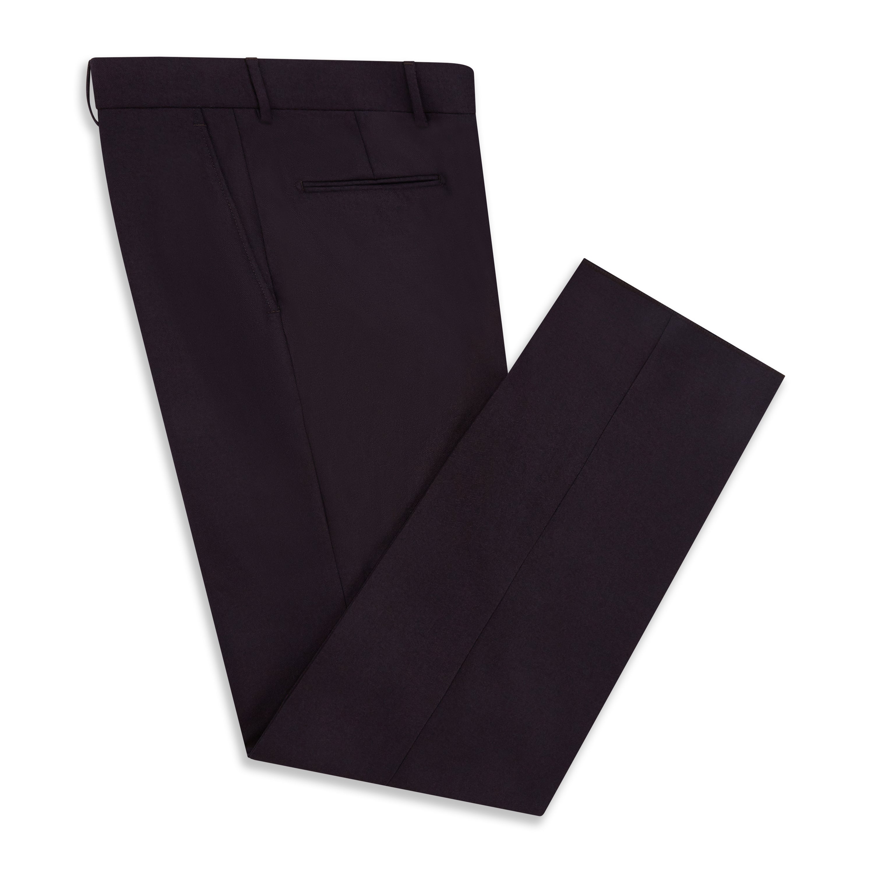 Barney Aubergine Flannel Trousers for Men - Soft & Comfortable Winter Pants for Casual Wear, Outdoor Activities & Lounge Relaxation