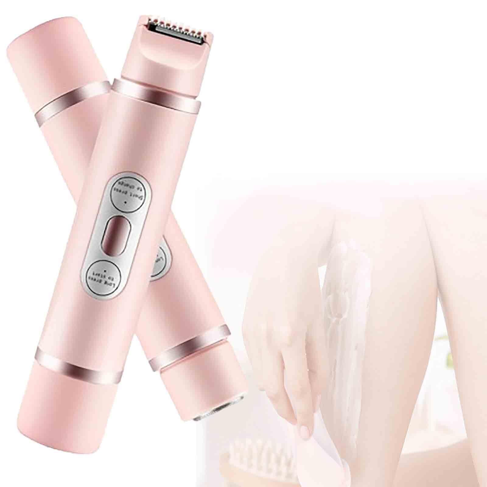 2025 New 2-in-1 Electric Lady Shaver & Body Trimmer - Rechargeable Wet/Dry Women's Shaver with Accessories - Perfect for Smooth Legs, Underarms & Bikini Line at Home or Travel