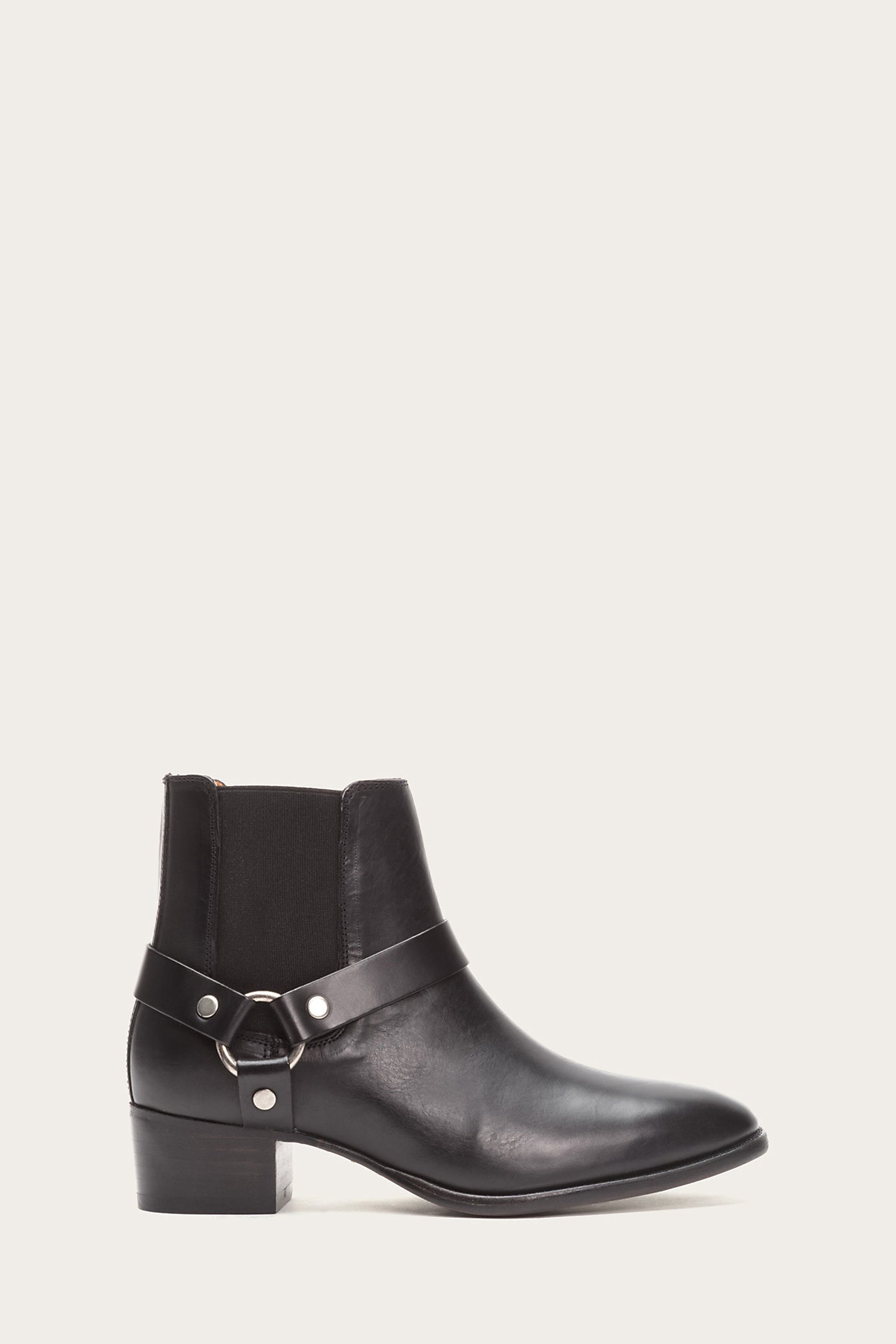 Vintage Dara Harness Chelsea Boots - Pre-Loved Leather Ankle Boots for Women | Perfect for Fall Outfits & Casual Wear