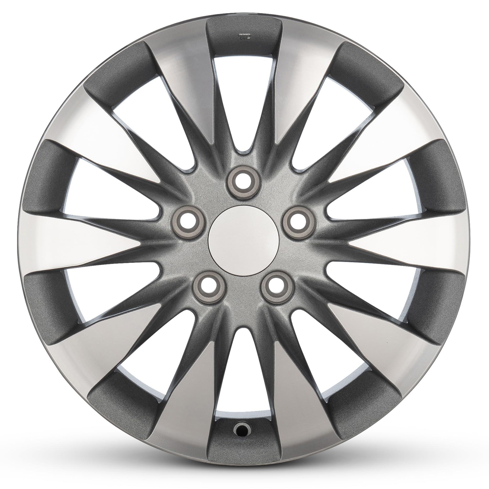 2009-2011 Honda Civic 16 Inch Machined Face Gun Metal Alloy Wheel - OEM Replacement Car Rims - Perfect for Daily Commuting & Road Trips