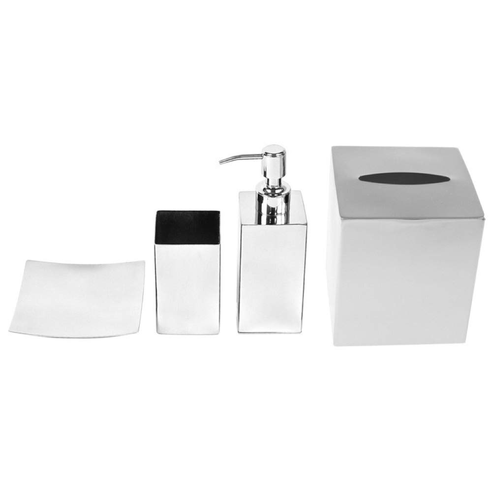 Gedy NE202 Nemesia Stainless Steel Free Standing Bathroom Sink Faucet, Chrome Finish - Perfect for Modern Bathroom, Powder Room, and Guest Bathroom Vanities