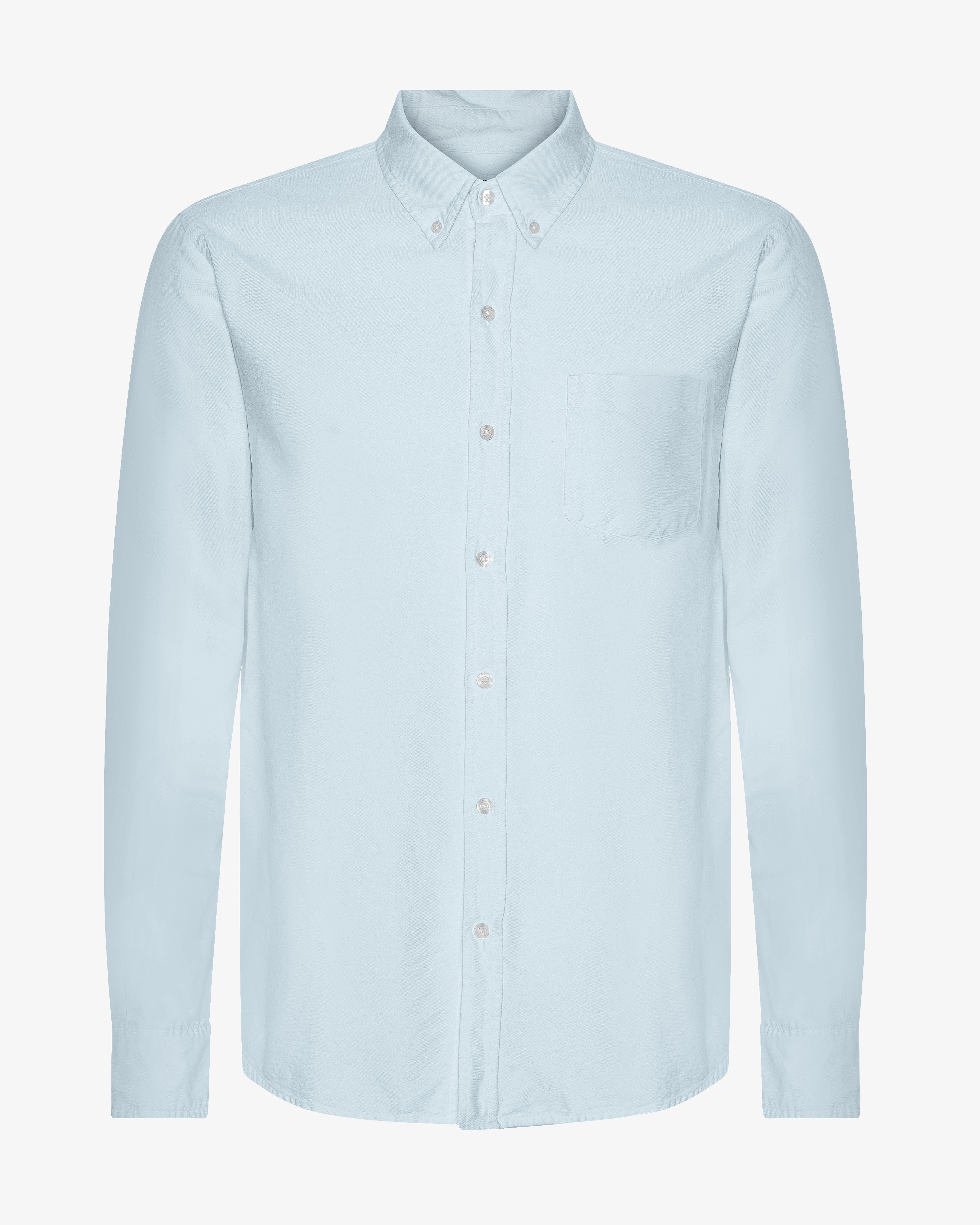 Premium Organic Cotton Button Down Shirt for Men - Polar Blue Casual Business Shirt - Perfect for Office, Date Night & Weekend Wear