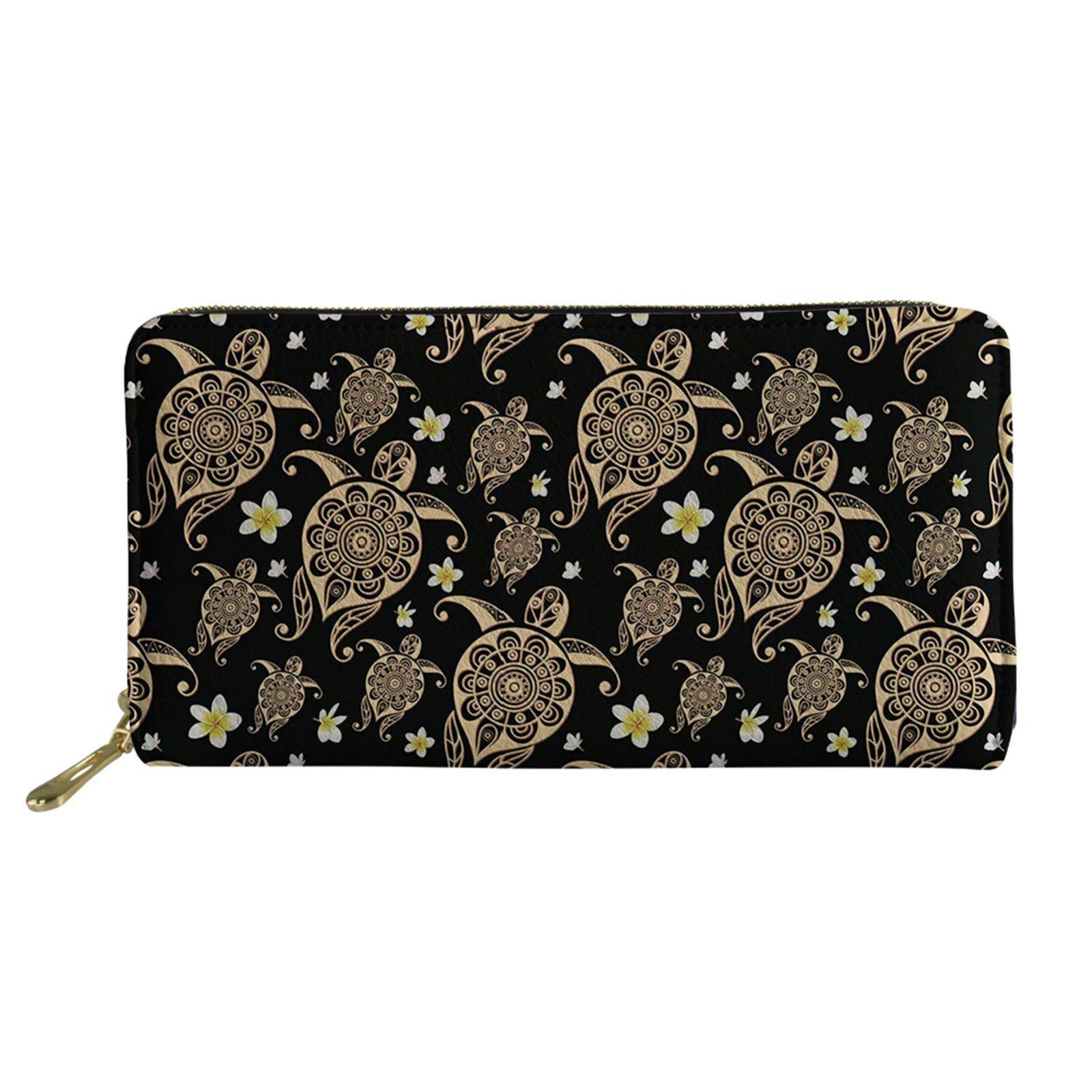 STUOARTE Genuine Leather Wallet for Women - Slim RFID Blocking Phone Holder Purse with Card Slots | Perfect for Everyday Use, Travel, and Gift Giving