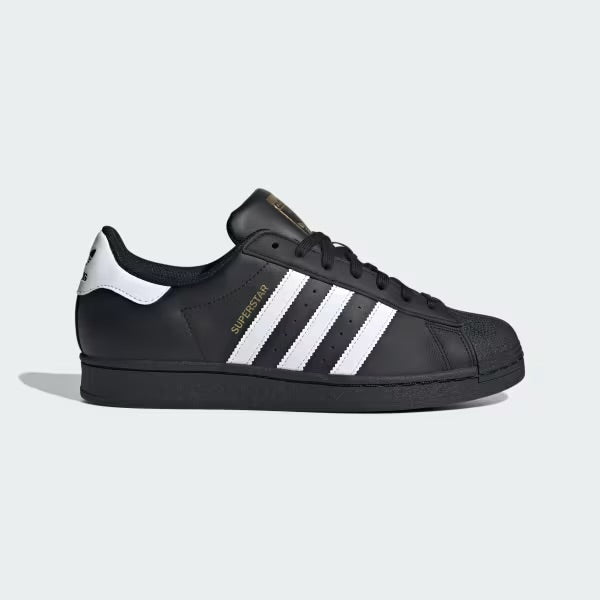 Adidas Superstar Sneakers for Men & Women - Classic Core Black White Low Top Casual Shoes | Perfect for Streetwear, Gym & Everyday Fashion