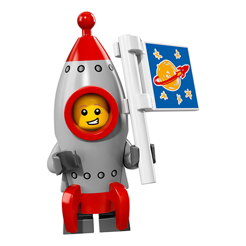 Rocket Boy Series 17 Lego Minifigure - Collectible Building Toy for Kids & Adults - Perfect for Space Themed Displays & Lego Collections