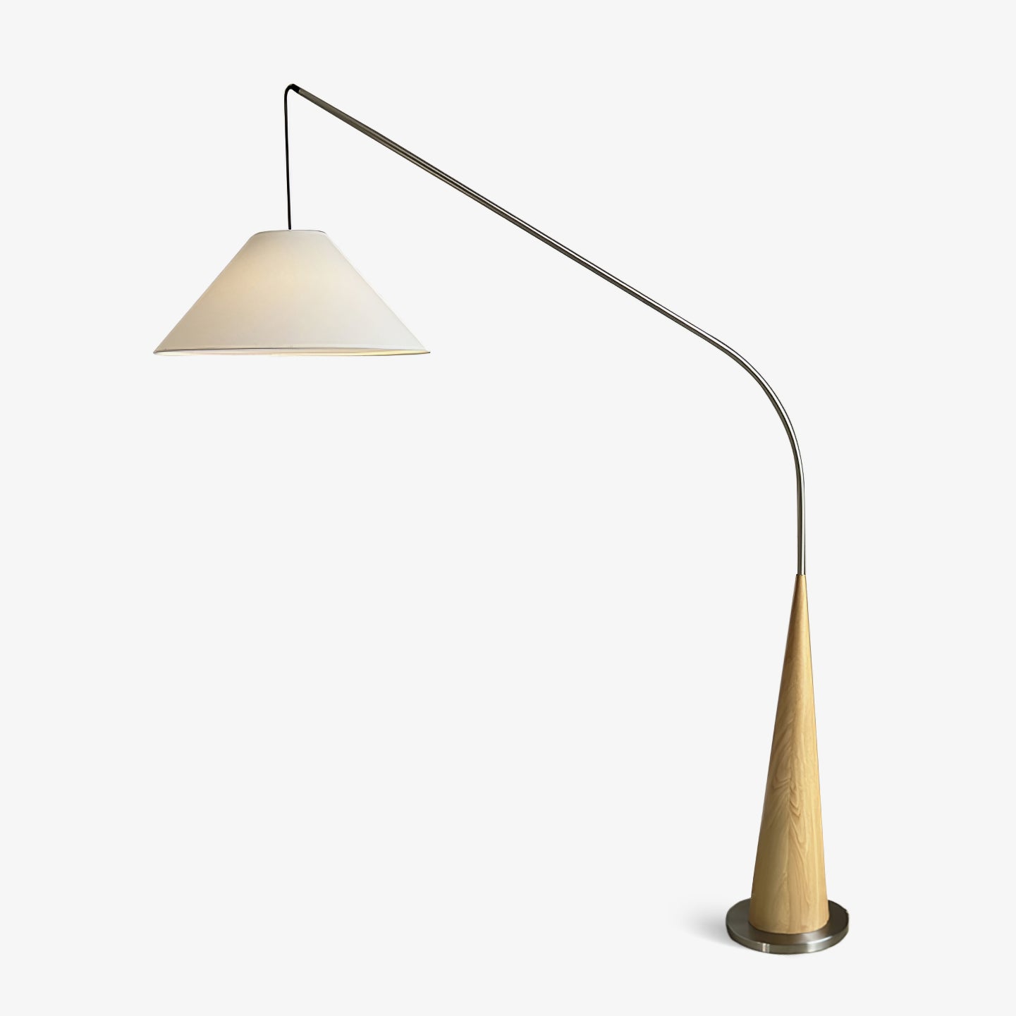 Arvo Arc Floor Lamp - Modern Adjustable LED Standing Light for Living Room, Bedroom & Office - Dimmable Reading Lamp with Flexible Gooseneck Design