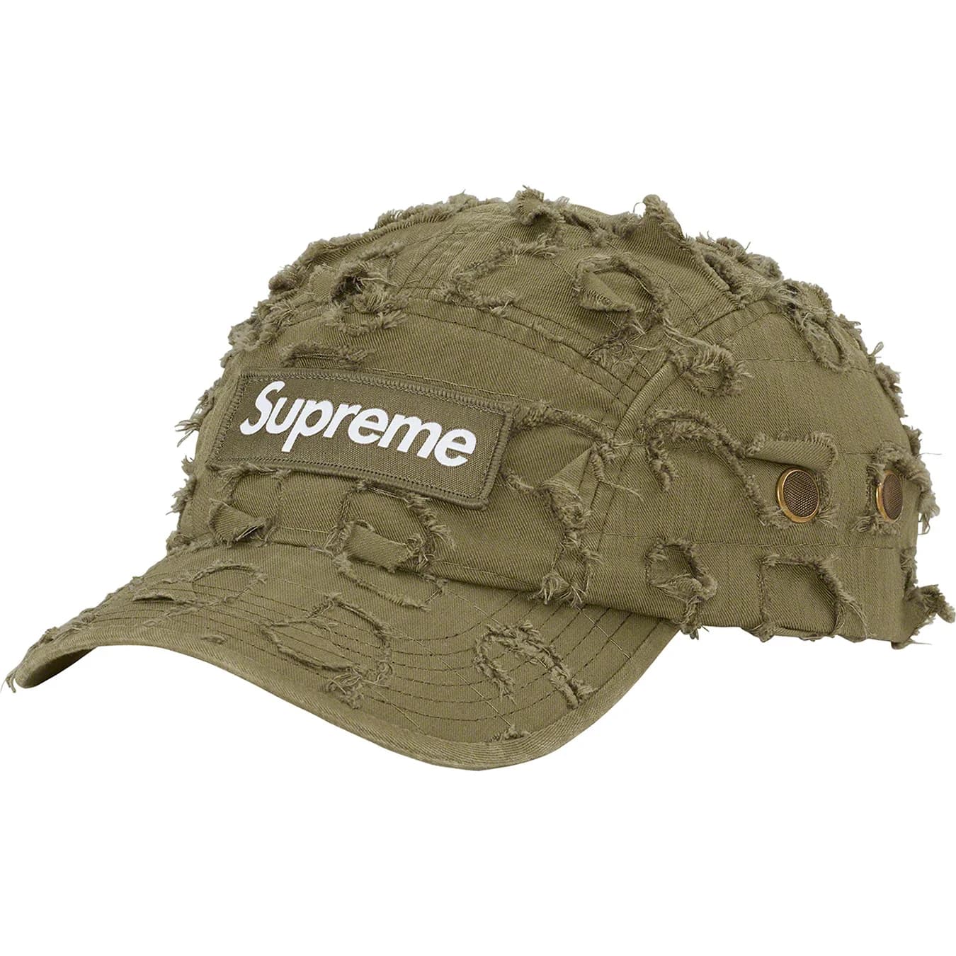 Supreme Griffin Camp Cap - Light Olive Green Adjustable Dad Hat for Men & Women - Perfect for Outdoor Activities, Streetwear & Casual Fashion