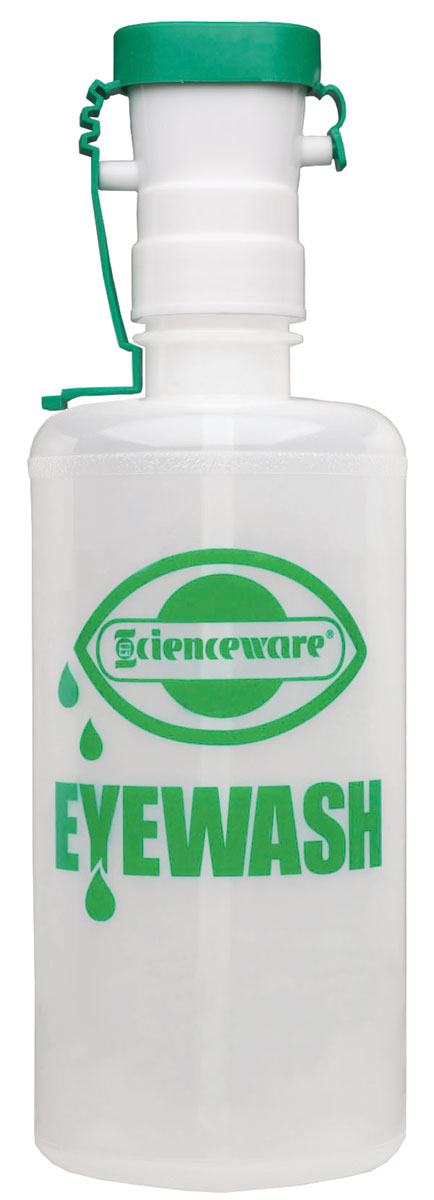 946 mL Empty Eye Wash Bottle - Sterile Refillable Container for First Aid, Lab, and Emergency Use
