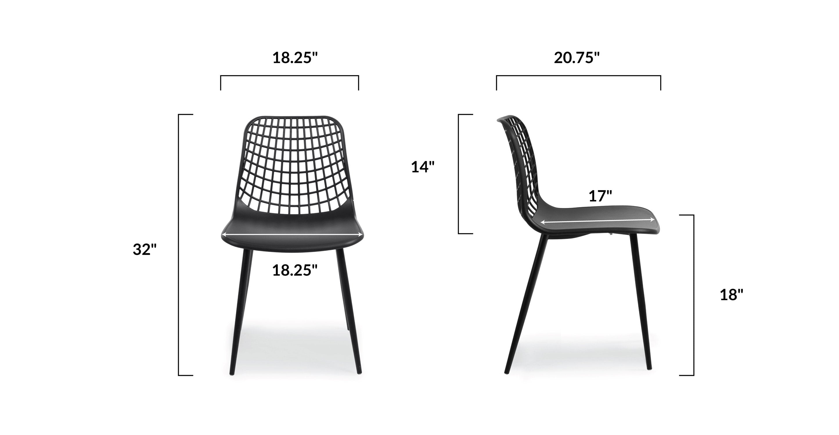 Marais Dining Chair - Modern Wooden Dining Chair for Kitchen, Dining Room & Office - Comfortable & Stylish Home Furniture for Everyday Use