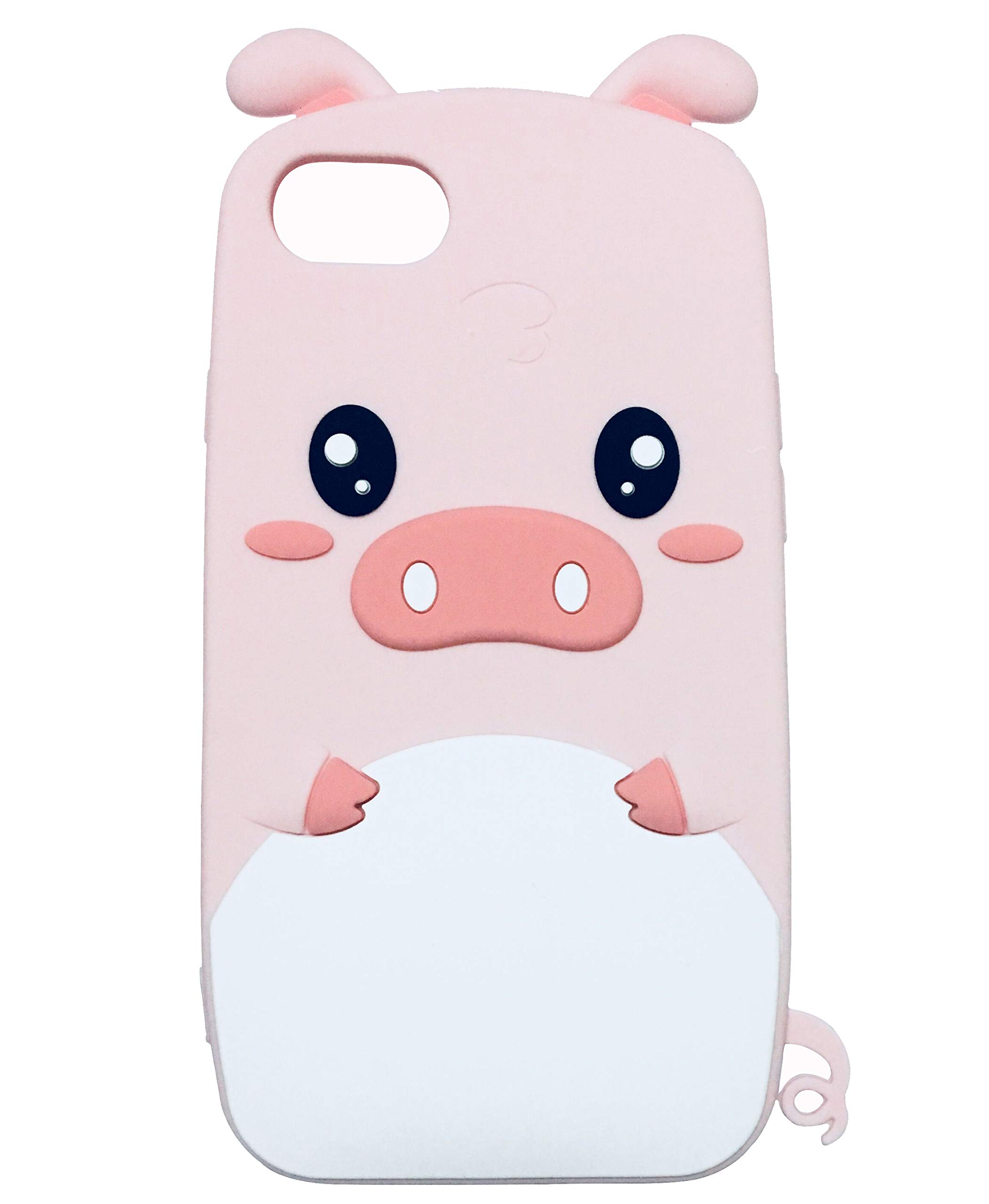Cute Pink Pig Silicone Case for iPhone 8/7/SE (4.7