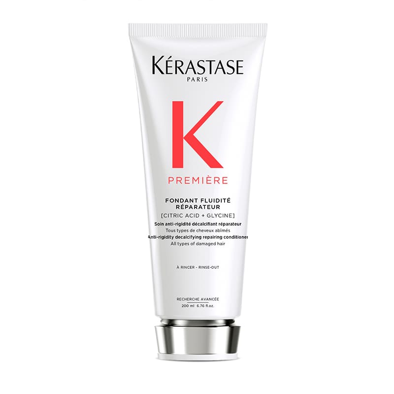 Kérastase Première Anti-Rigidity Decalcifying Repairing Hair Conditioner - Restores Strength & Shine for Damaged Hair - Perfect for Color-Treated & Chemically Processed Hair