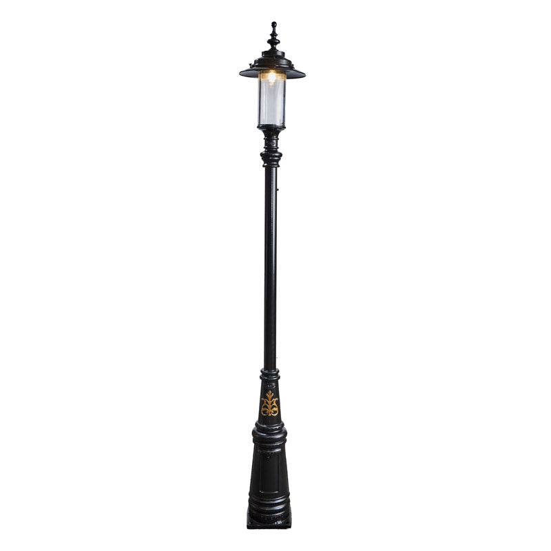 Betley 1Lt Cast Iron Lamp Post - Outdoor Garden Lighting for Pathways, Driveways & Porches
