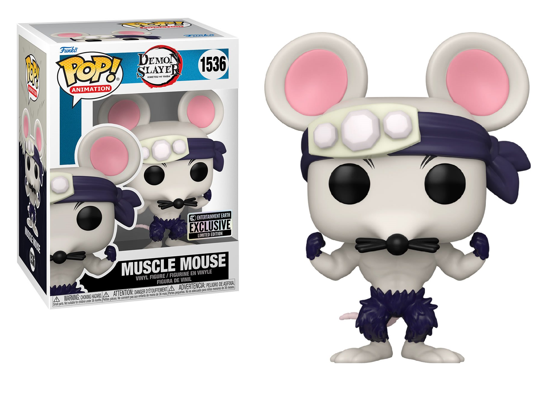 Demon Slayer Anime Muscle Mouse Funko Pop Vinyl Figure - Perfect for Anime Collectors, Office Desk Decor, and Gift for Fans