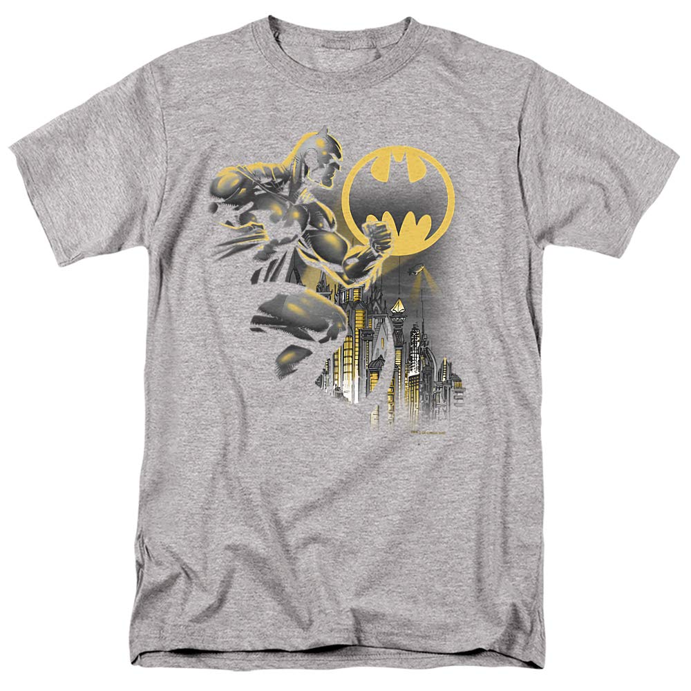 Batman Bat Signal T-Shirt - Unisex Adult Tee for Men & Women | Superhero Fan Gift, Cosplay & Casual Wear
