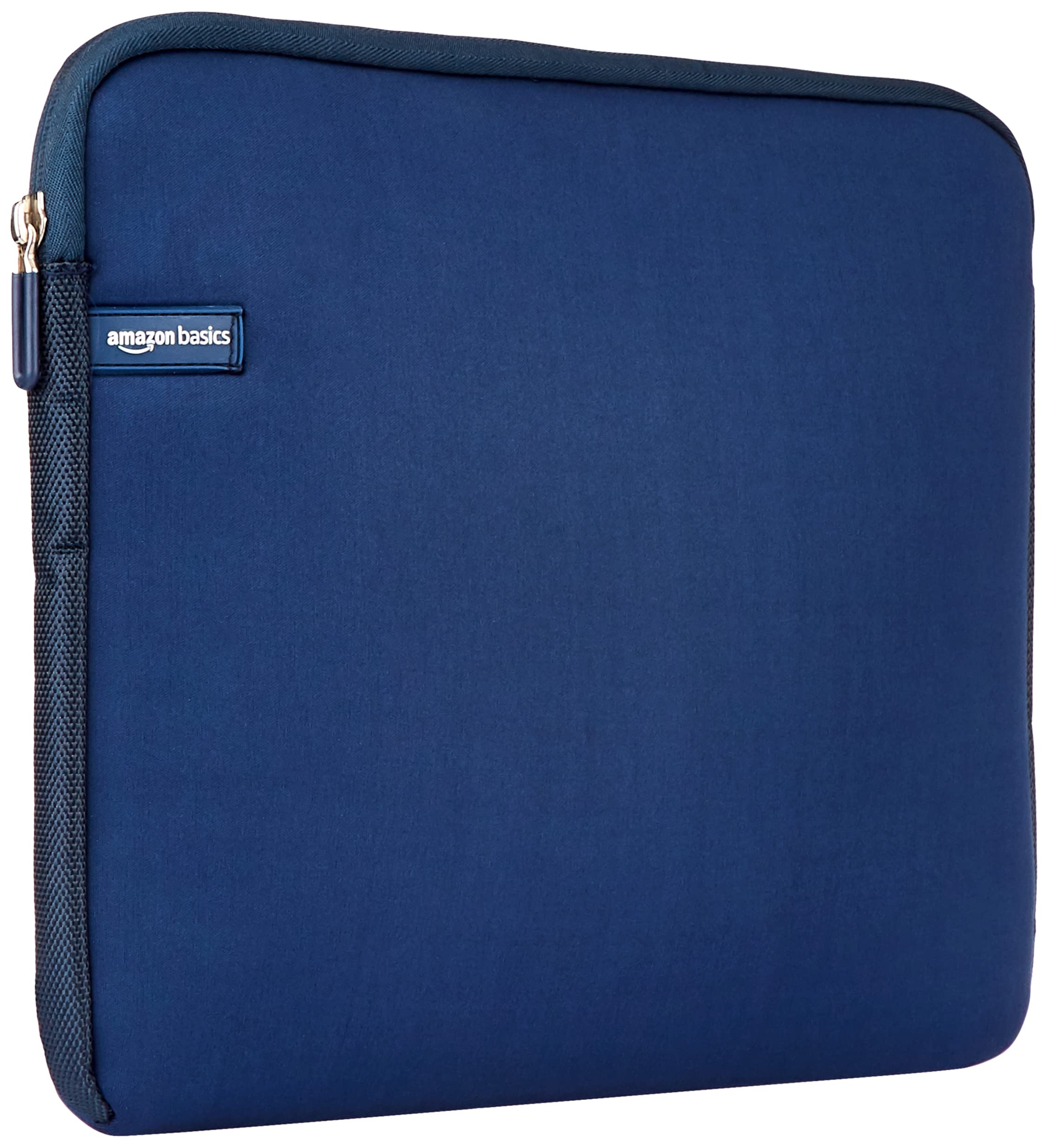 Amazon Basics 11.6-Inch Laptop Sleeve - Protective Neoprene Case for MacBook Air, Chromebook & Ultrabooks - Navy Blue - Perfect for Travel, School & Office Use