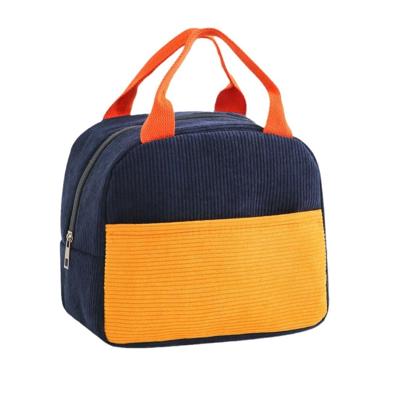 FunBlast Insulated Lunch Bag for Kids, Women & Men - Leakproof Tiffin Box Carrier with Thermal Protection - Perfect for Office, School & Travel (Navy Blue) | Keep Meals Fresh at Work, Picnics & Road Trips