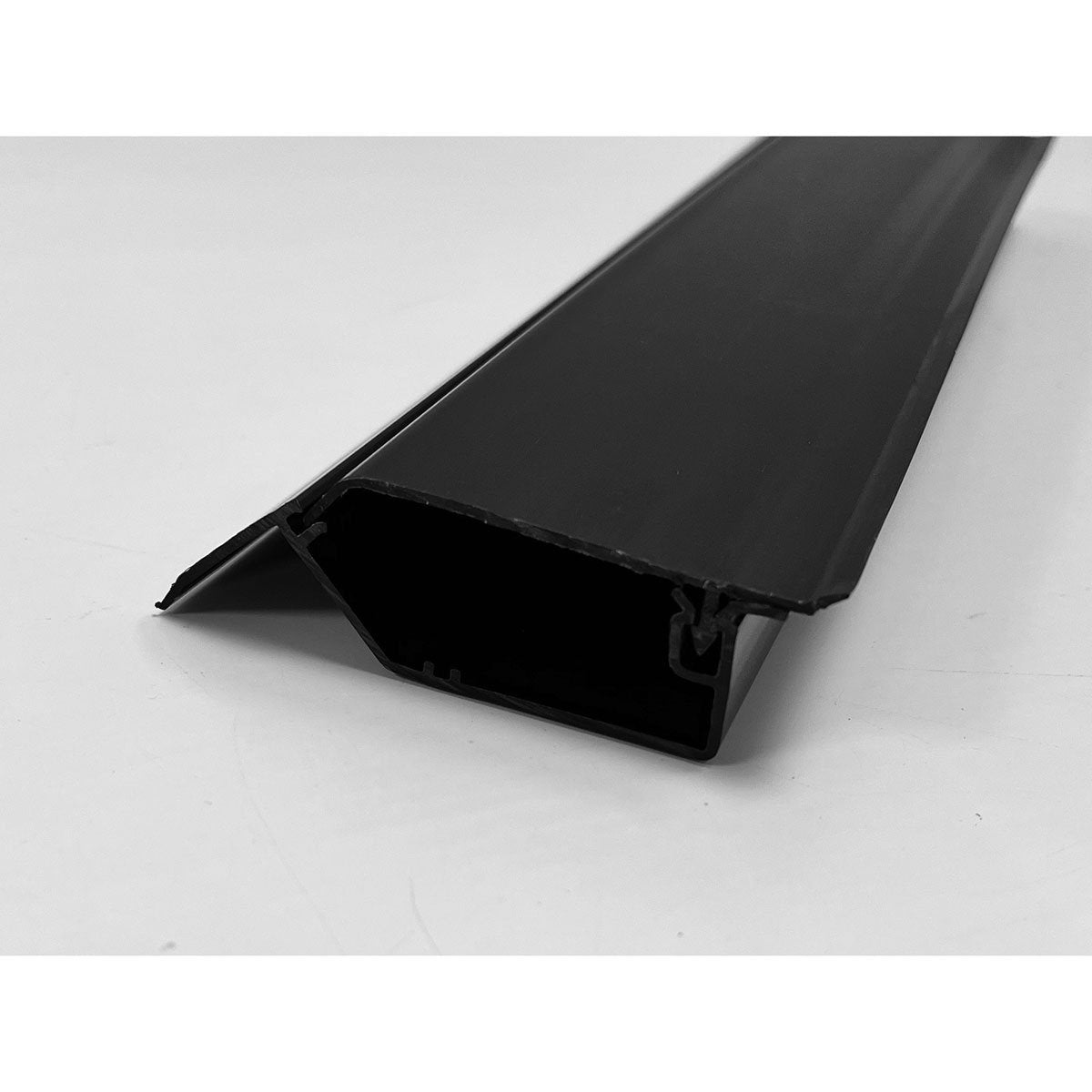 EZ Liner™ 16-Foot Black PVC Crown Base Molding - Perfect for Home Renovation, DIY Projects & Interior Decoration