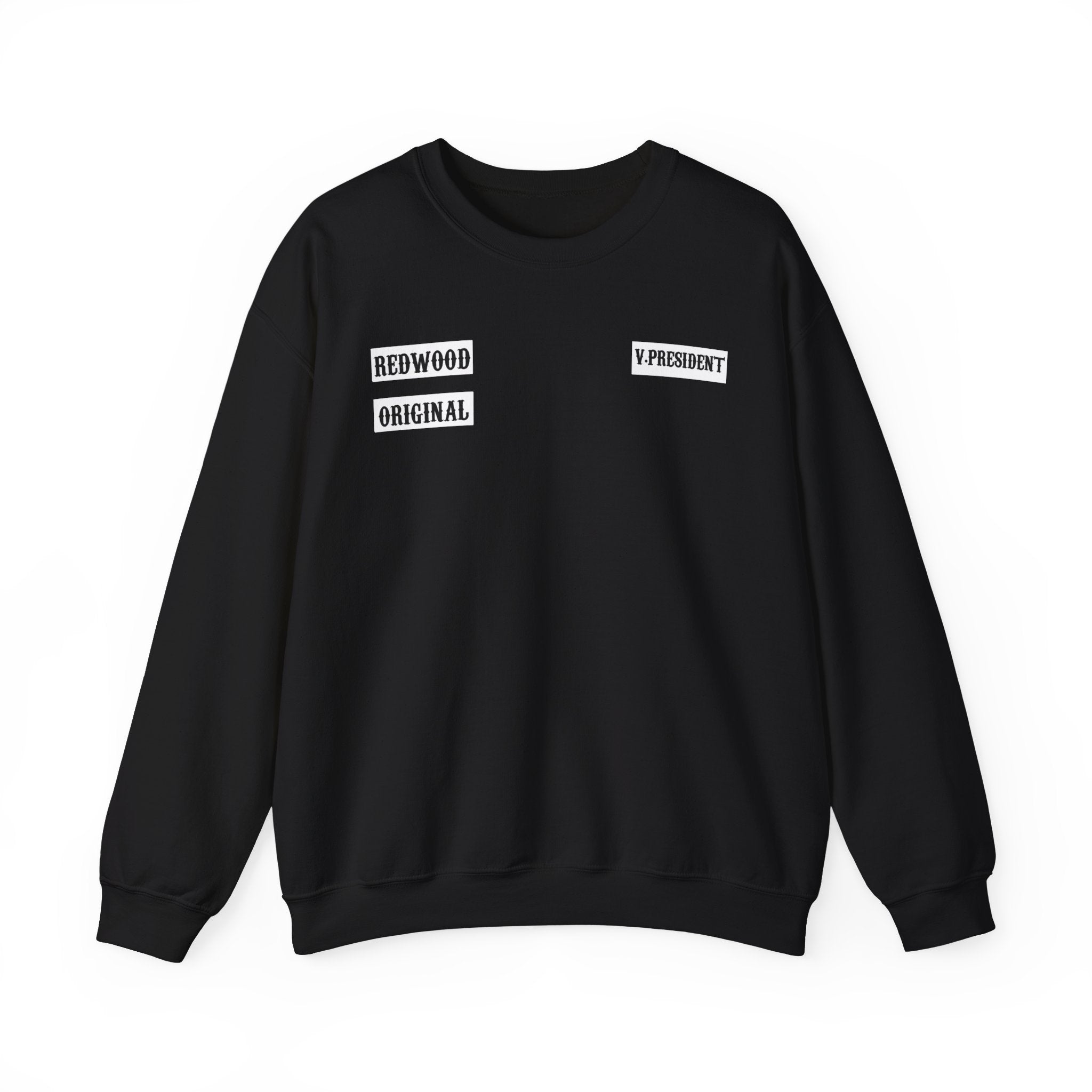 SOA Crewneck Sweatshirt with Embroidered Patches - Stylish & Comfortable for Casual Wear, Street Fashion, and Everyday Outfits