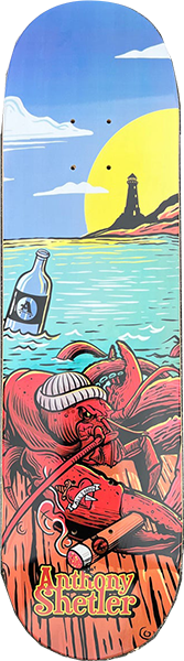 Ain Shetler Dock Series Lobster Skateboard Deck 8.3