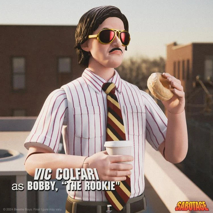Vic Colfari (Sabotage) Beastie Boys ULTIMATES! Action Figure - Collectible Music Memorabilia for Fans & Display