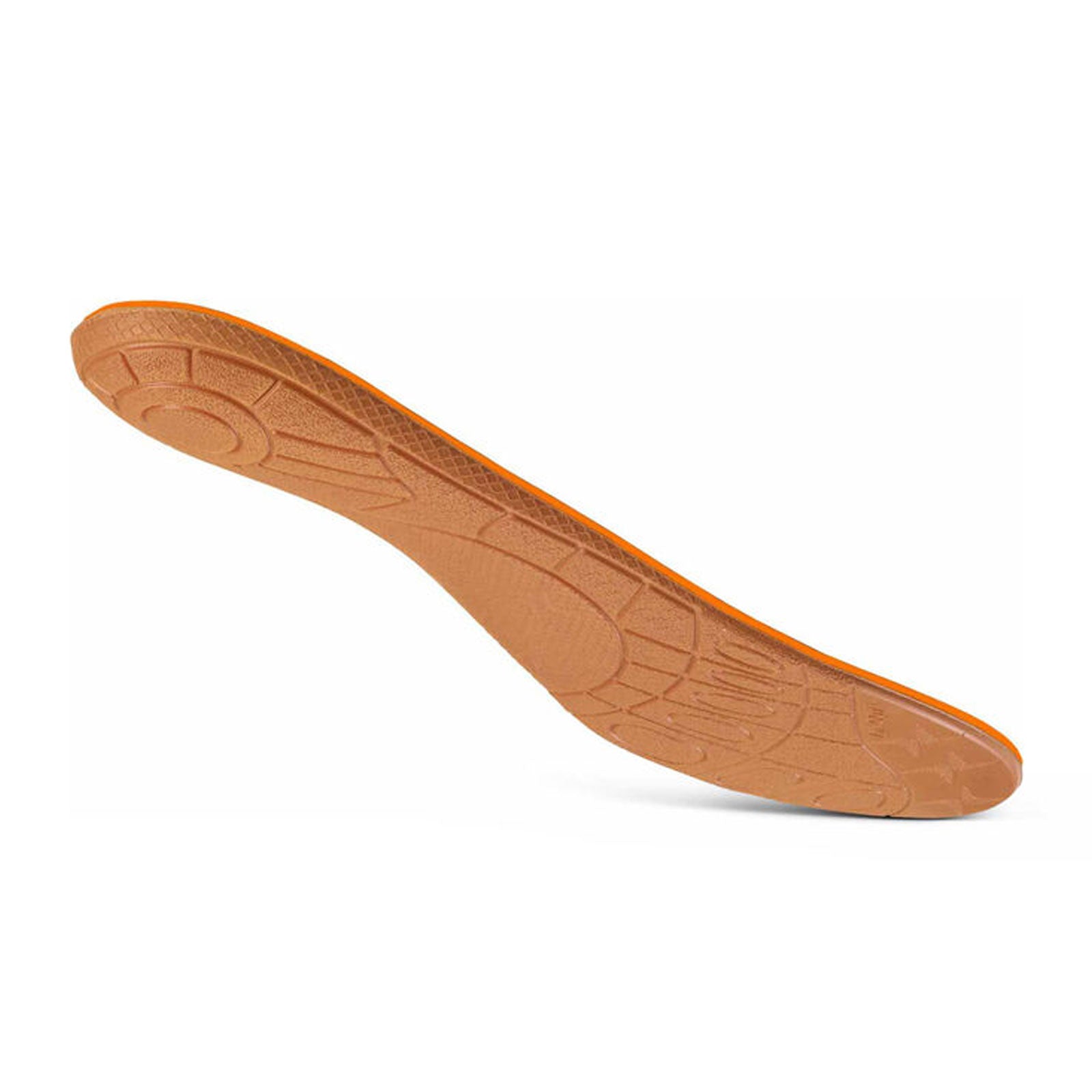 Aetrex Men's Train Cupped Orthotic Insoles - Arch Support for Running, Walking & Work - Orange (Ideal for Athletes & Active Lifestyles)