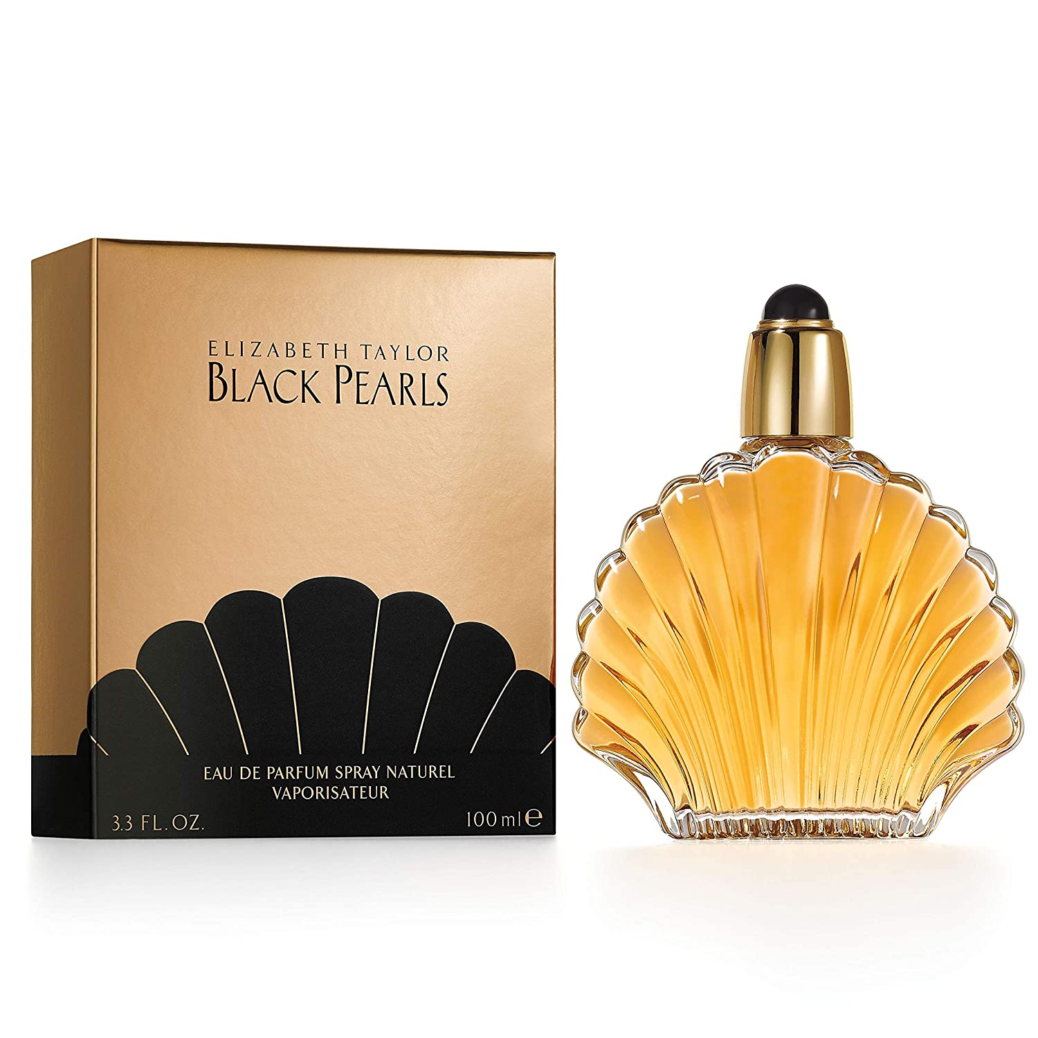 Elizabeth Taylor Black Pearls Eau de Parfum Spray for Women - Luxurious Floral Fragrance for Evening Wear & Special Occasions
