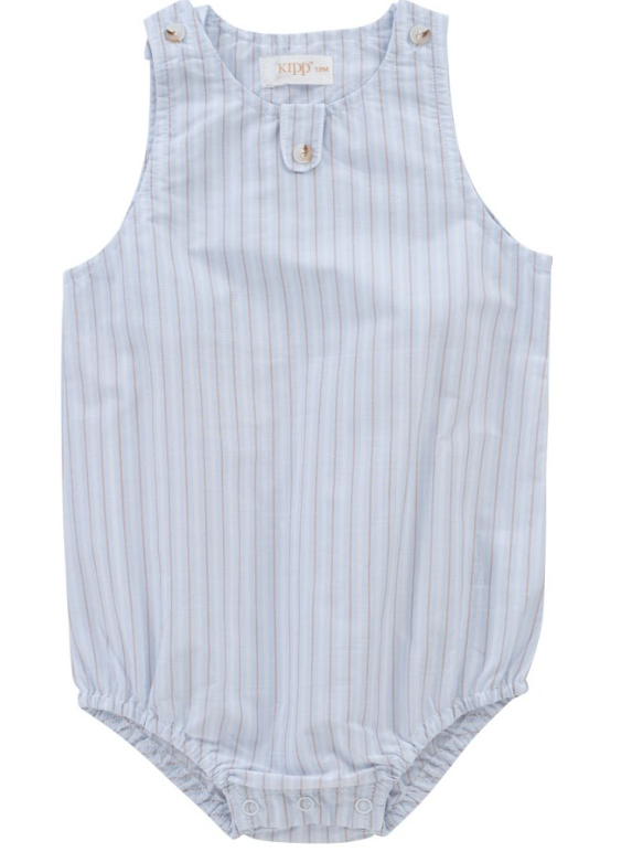 KIPP LUCAS STRIPE BUBBLE Baby Romper (6-24 Months) - Soft Cotton Outfit for Playtime & Special Occasions