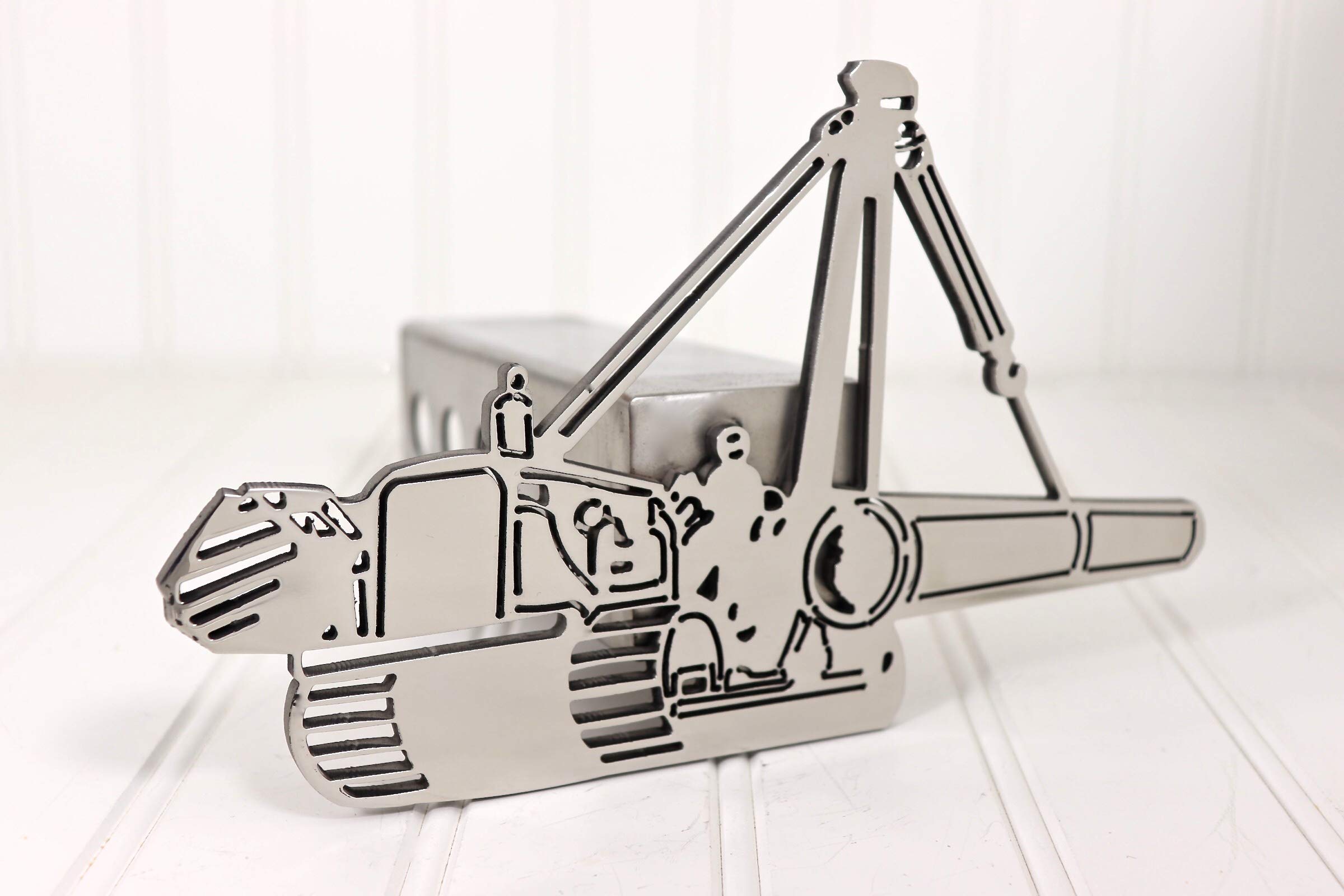 Stainless Steel Side Boom Hitch Cover for Trucks & Trailers - Durable Rust-Proof Protection for Towing & Hauling