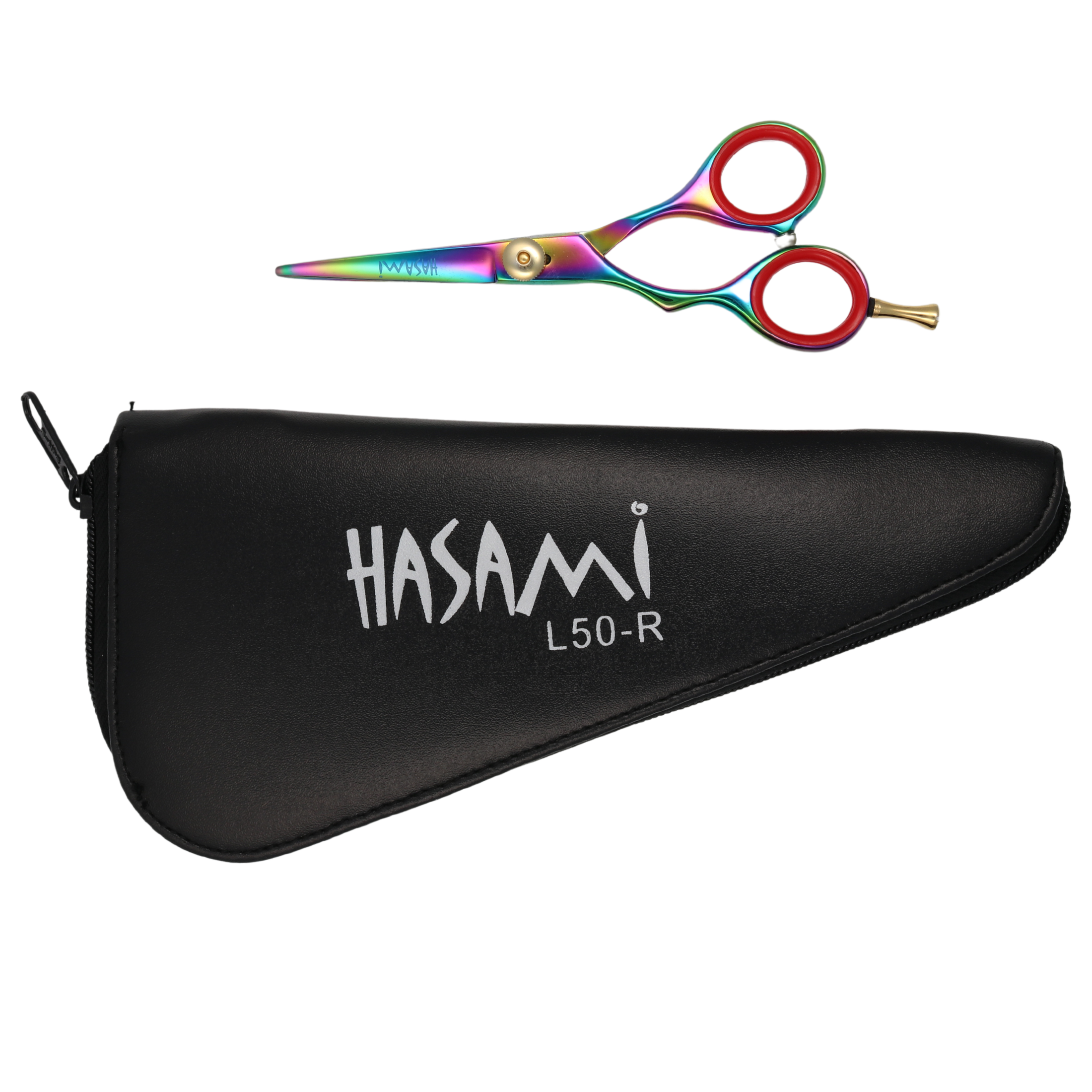 Professional 5 Inch Right Handed Hair Cutting Scissors - Titanium Coated Sharp Blades (L50 R) | Perfect for Salon Stylists & Home Haircuts