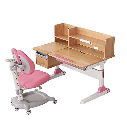 Adjustable Kids Study Desk & Chair Set - 100cm for Home & School