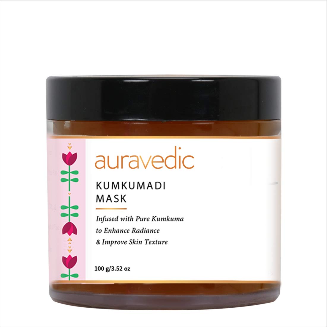 Kumkumadi Face Mask with Kumkumadi Tailam - 100g Ayurvedic Tan Removal & Detan Face Pack for Glowing Skin - Skincare for Women & Men - Perfect for Daily Use, Spa Days & Bridal Preparation