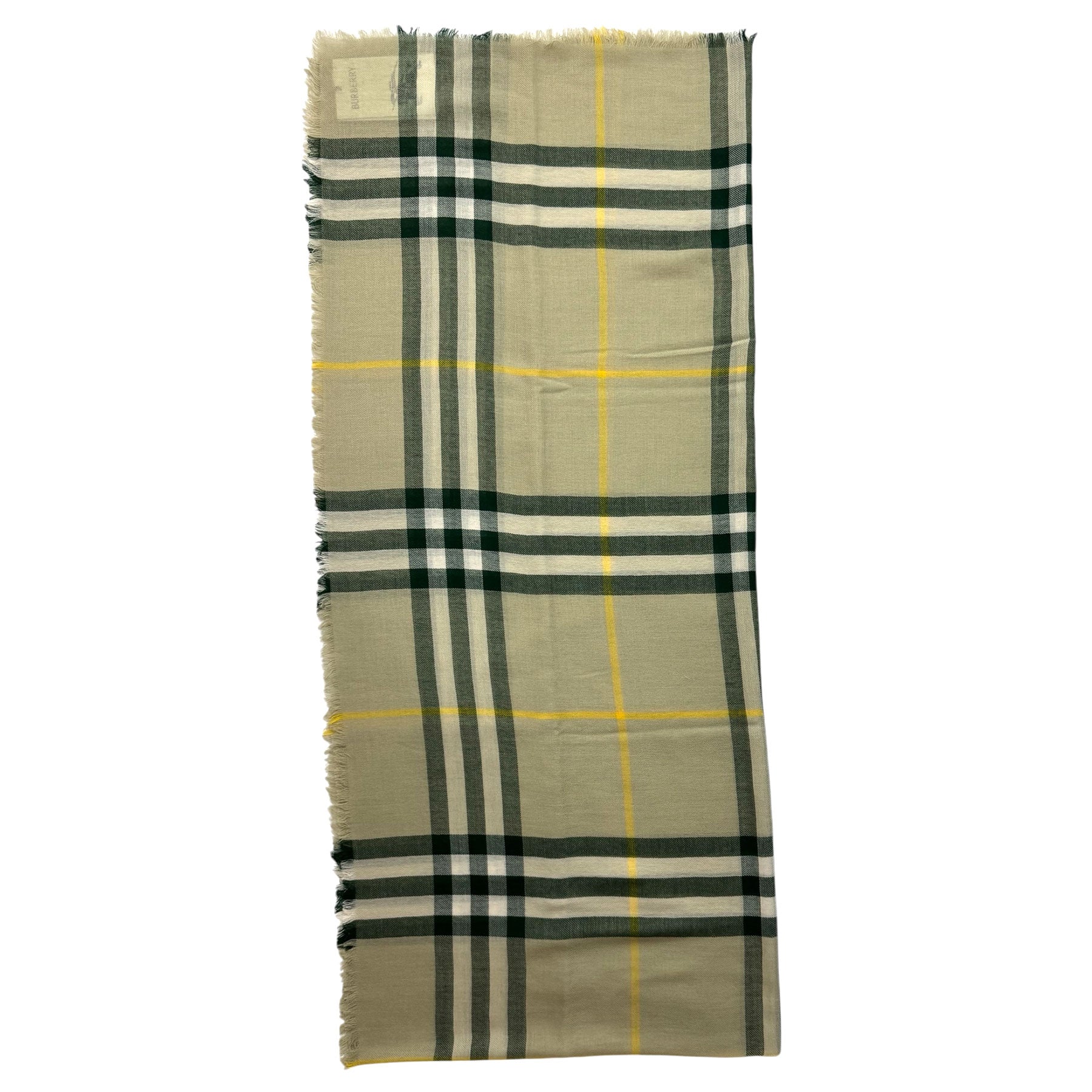 Burberry Giant Check Hunter Scarf - Large Lightweight Wool Shawl Wrap for Women & Men | Perfect for Winter, Fall, and Fashion Accessories