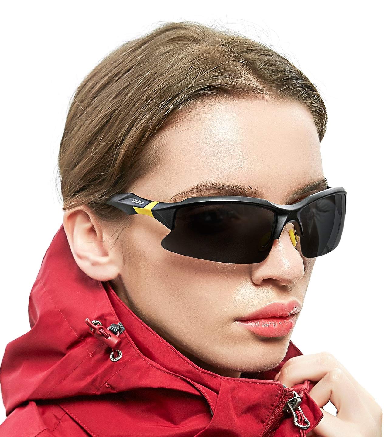 Rapidor Polarized Sports Sunglasses for Men & Women - UV400 Protection, Lightweight & Shatterproof - SG909 Series for Running, Cycling, Fishing & Outdoor Activities