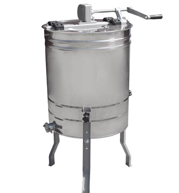 Lyson 12 Frame Manual Honey Extractor - Stainless Steel Beekeeping Equipment for Home Beekeepers | Harvest Pure Honey Easily for Baking, Tea & Gifts