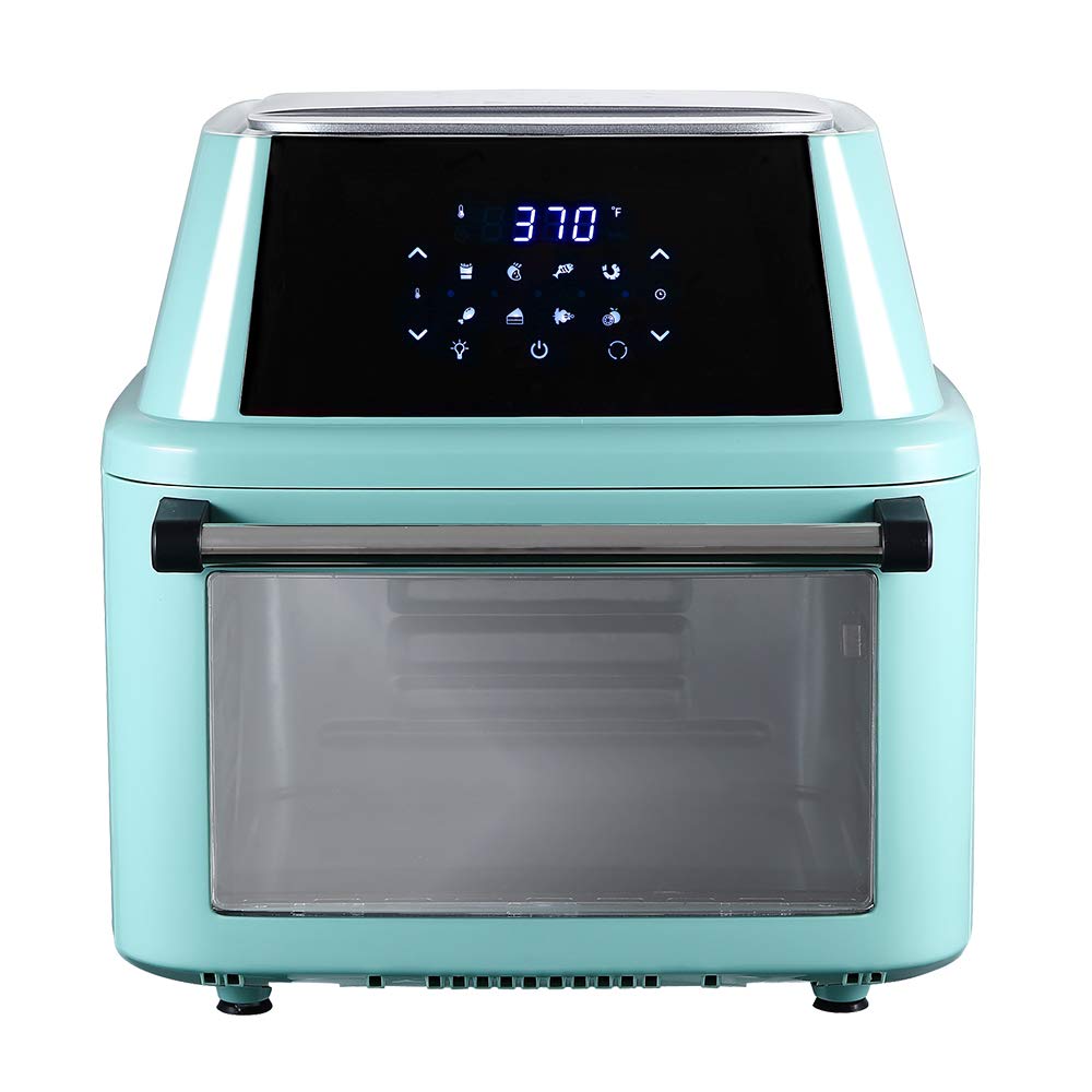 ZOKOP KAFO-1800A-D1 1800W Air Fryer with 16L Capacity, 120V, Mint Green - Perfect for Family Cooking, Healthy Meals & Quick Snacks