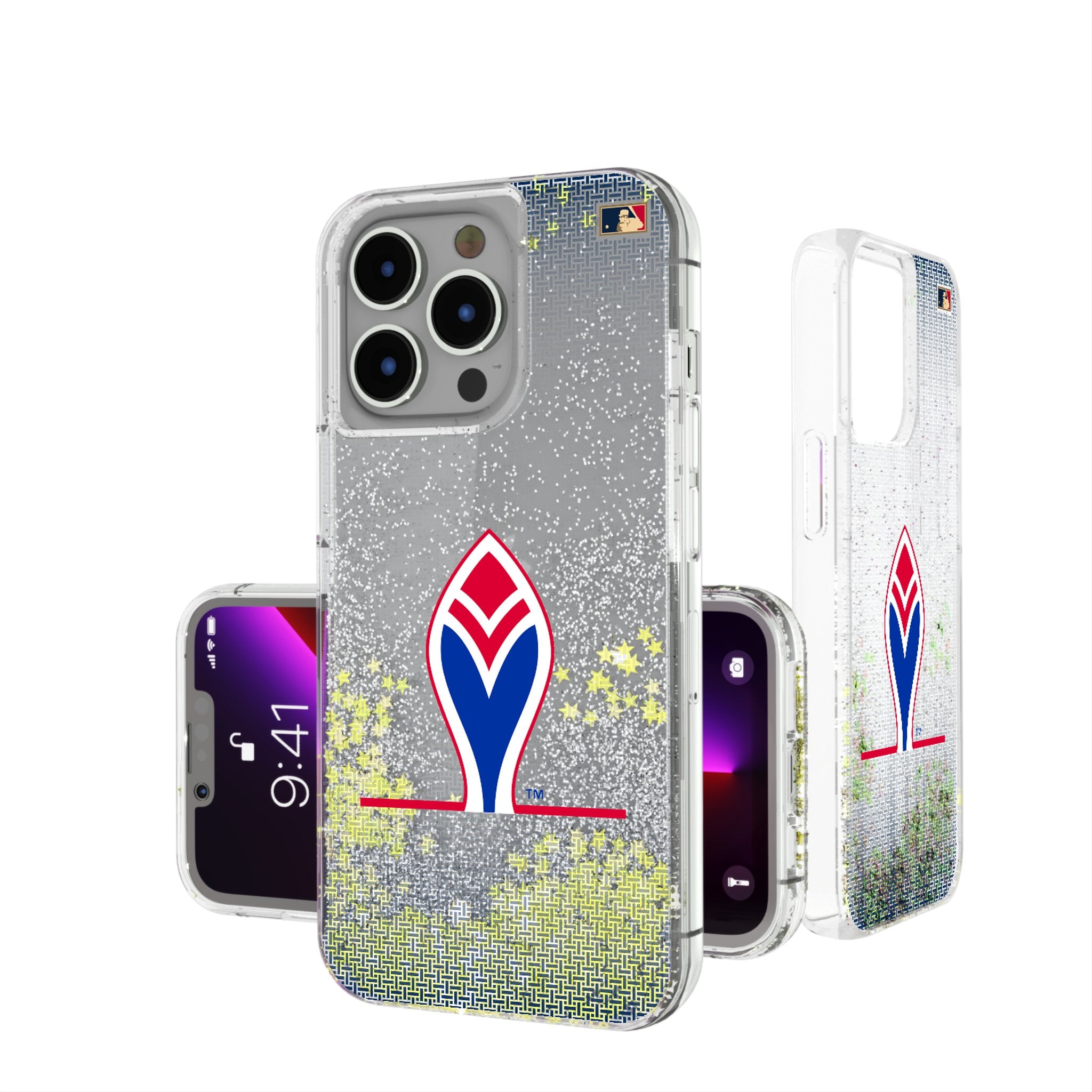 Atlanta Braves 1972-1975 Cooperstown Collection Glitter Linen Phone Case - Perfect for Baseball Fans & iPhone Protection