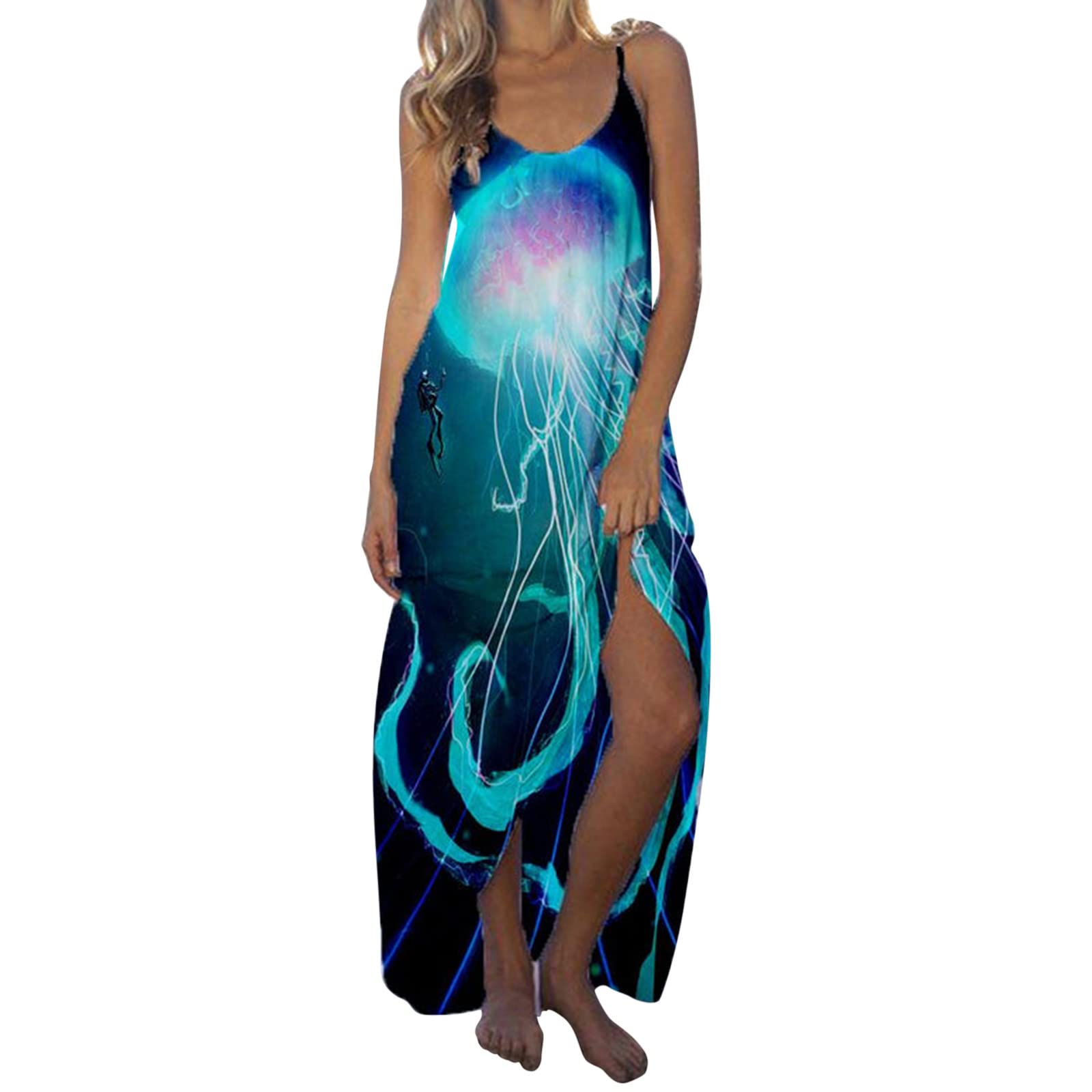Women's Casual Summer Dresses 2022 - Flowy Sun Dresses, Ruched Beach Dresses & Formal Long Ball Gowns | Perfect for Prom, Beach Vacations & Evening Events